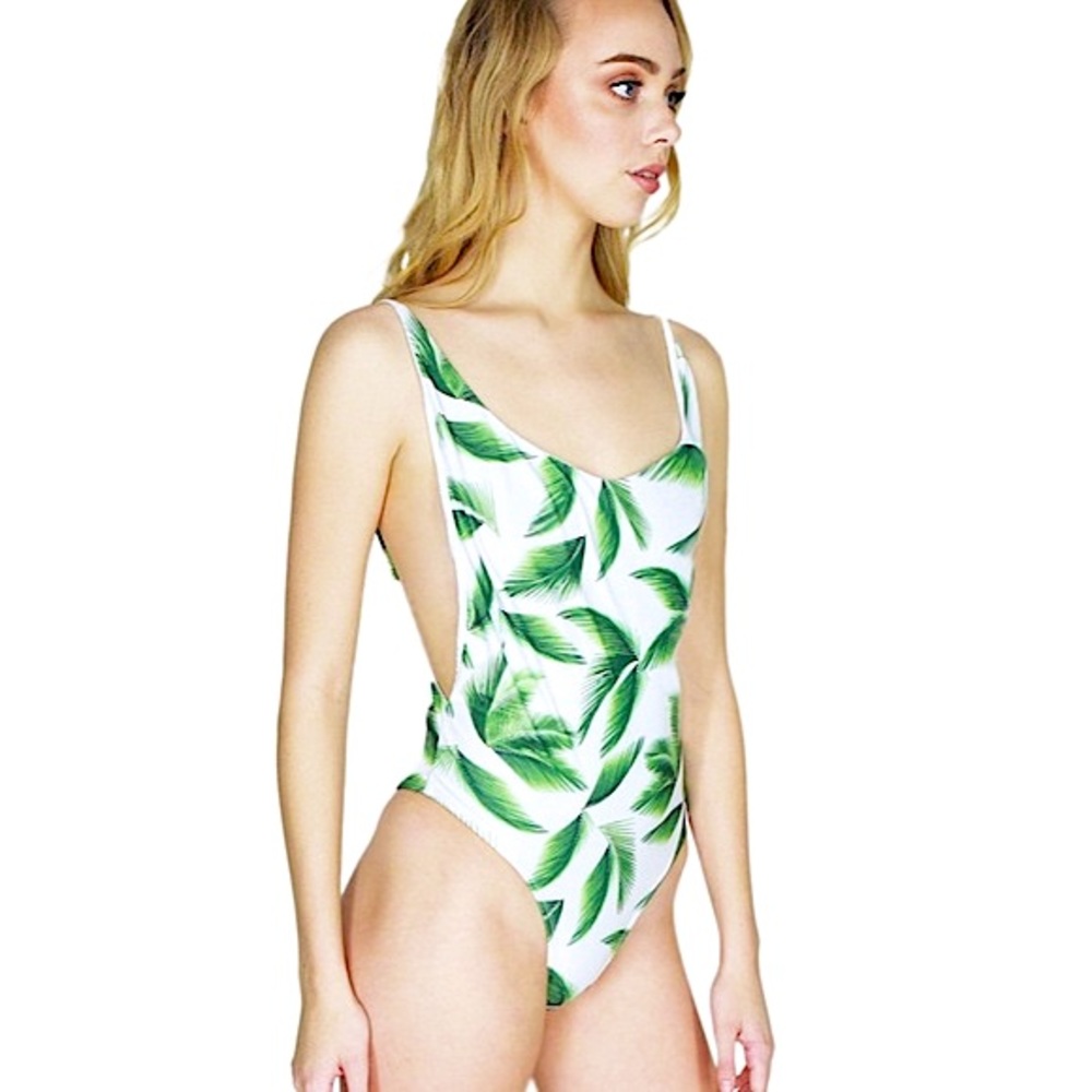 Cantik Swimwear Byron One Piece in Palm Print